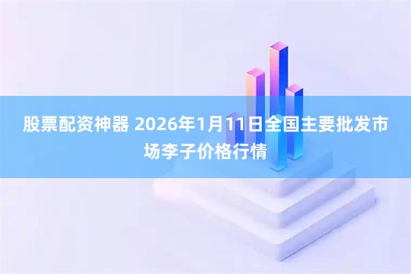 股票配资神器 2026年1月11日全国主要批发市场李子价格行情